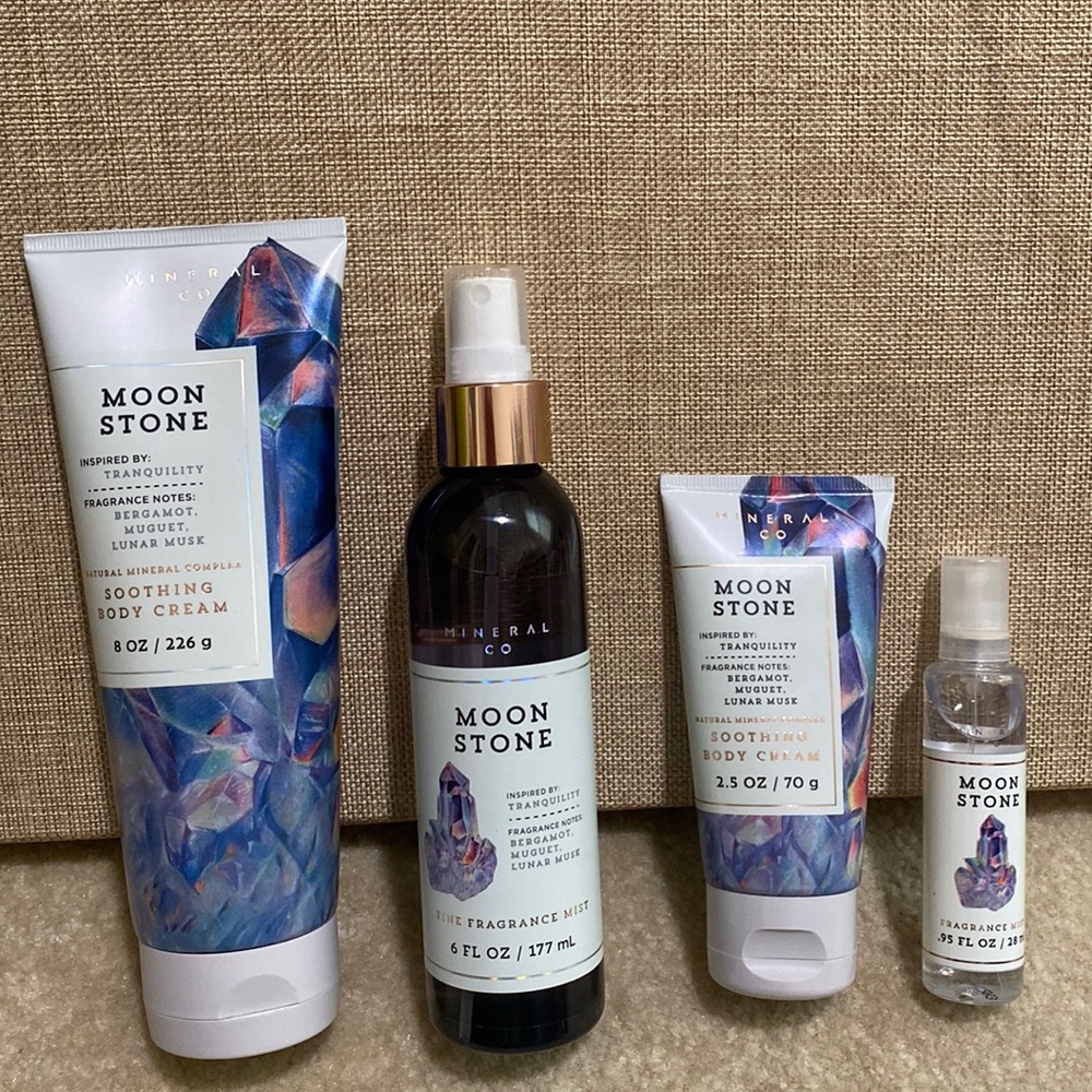 Moon Stone Bath and Body set